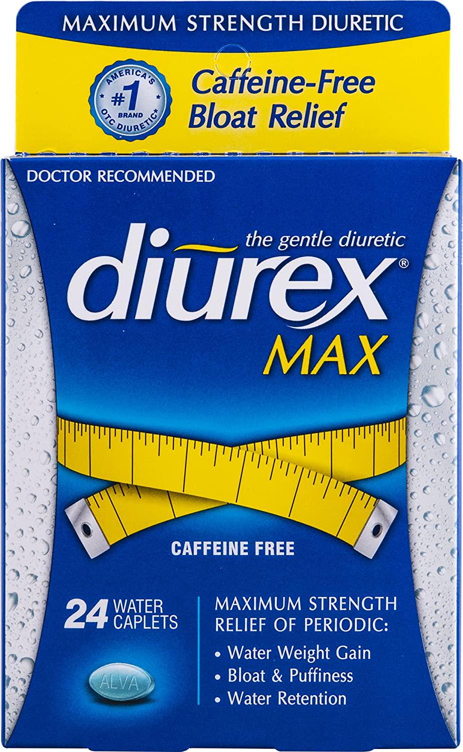 diurex Max Water Pills, 24 Count (Pack of 2)