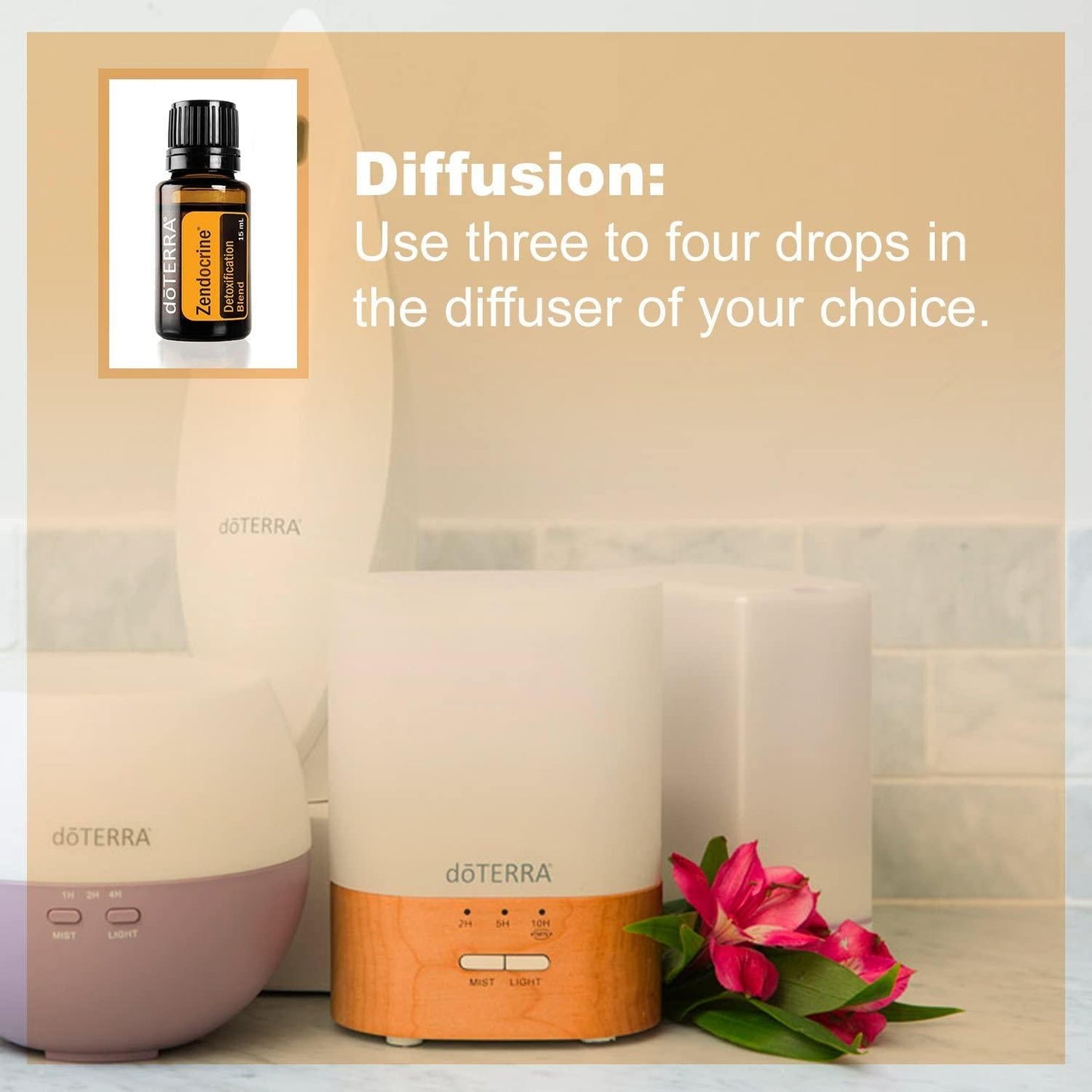 doTERRA - Zendocrine Essential Oil Detoxification Blend -Supports Healthy Liver Function, Elimination, Body System Purification and Detoxification; For Diffusion, Internal, or Topical Use - 15 mL