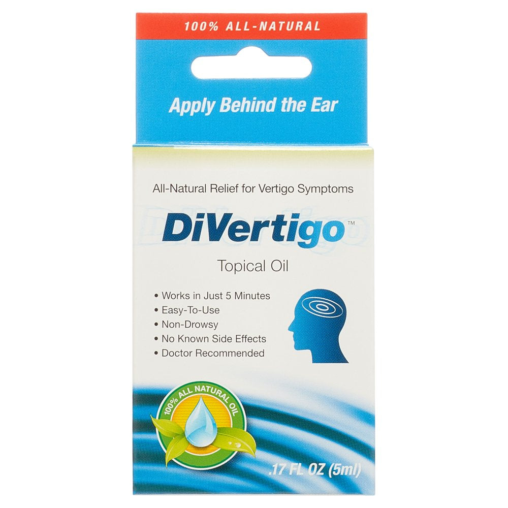 Divertigo Natural Vertigo Relief Liquid Drops, 40 Applications - 5 Ml