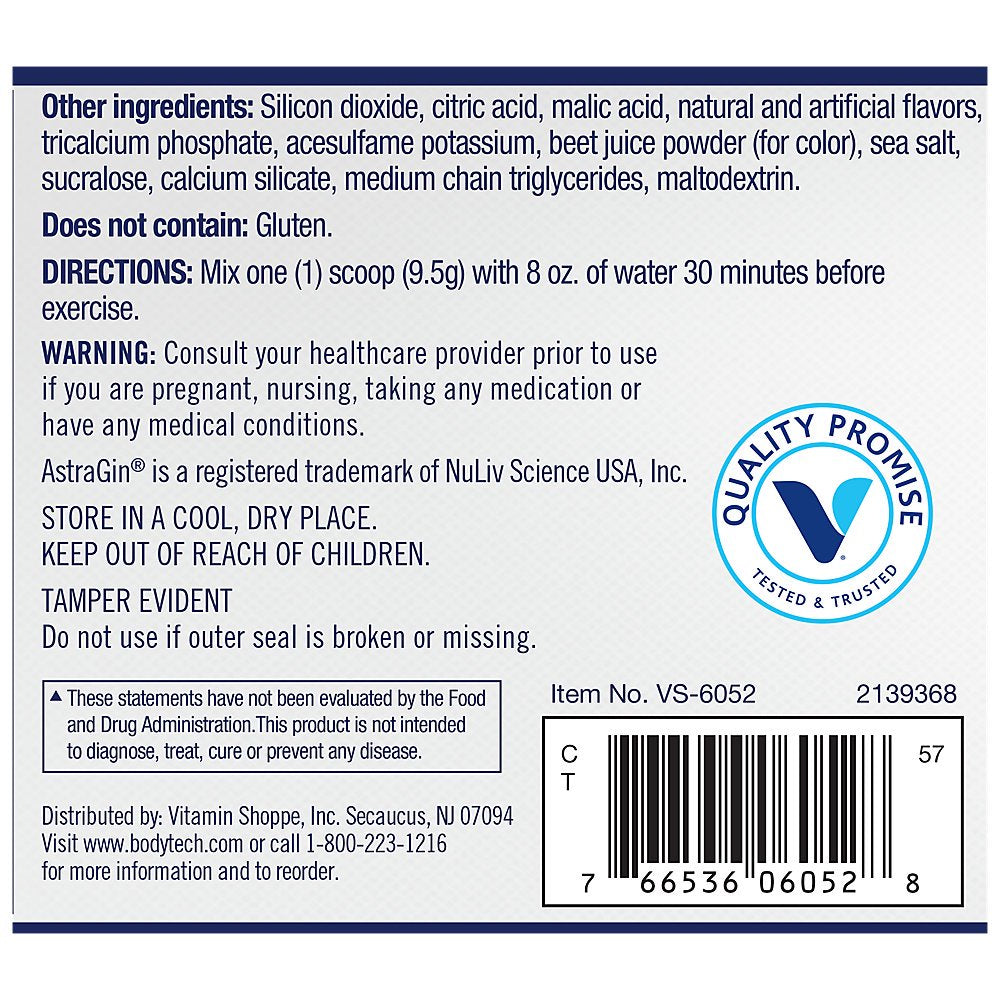 Bodytech Nitrulline - Nitric Oxide Potentiator, Pumps & Endurance to Help Energize & Nourish Working Muscles, Watermelon (8.4 Ounce Powder)