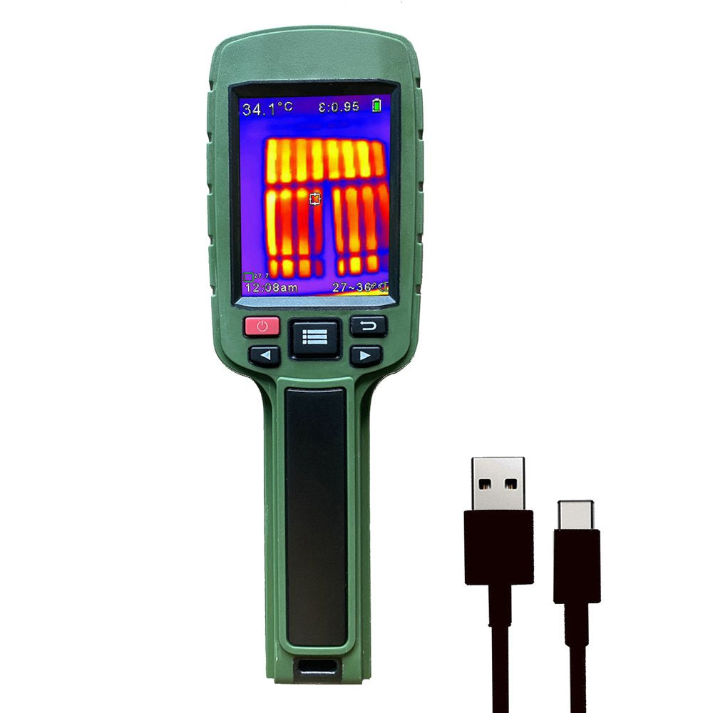 Docooler JD-108 160*120 Infrared Thermal Imager Portable Color Digital Display Heating Detector Handheld Temperature Imaging Camera