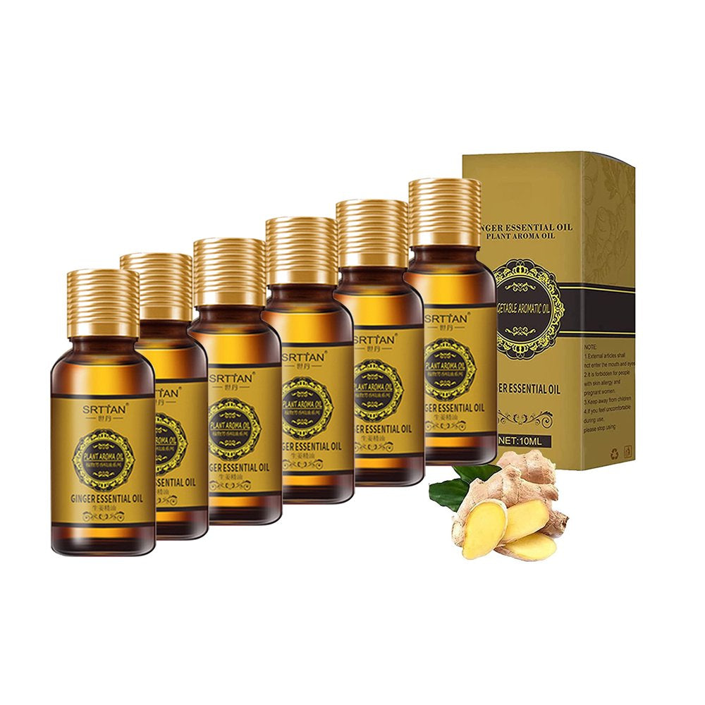 Dengmore Slimming Ginger Oil Belly Ginger Oil Ginger Oil Belly Button Slimming Stomach Massage Oil Anti-Cellulite Massage Oil Healthy Ginger Massage Oil