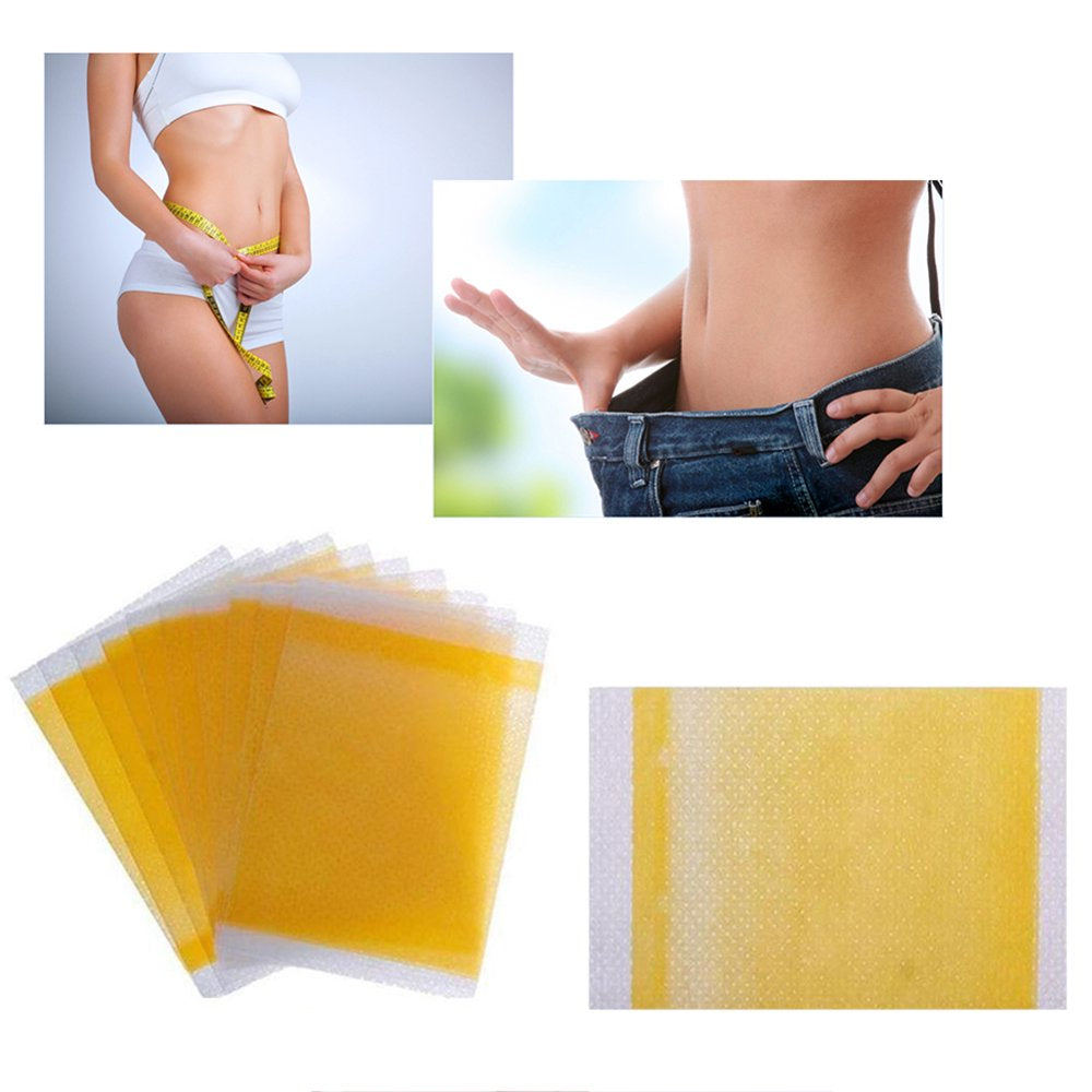 Chinatera 50Pcs Lazy Slimming Belly Patch Fast Burning Fat Lose Weight Navel Sticker