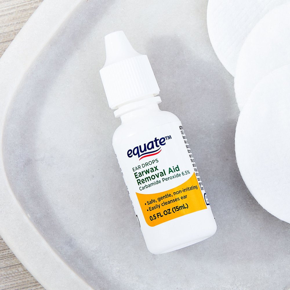 Equate Ear Drops Earwax Removal Aid, 0.5 Fl Oz