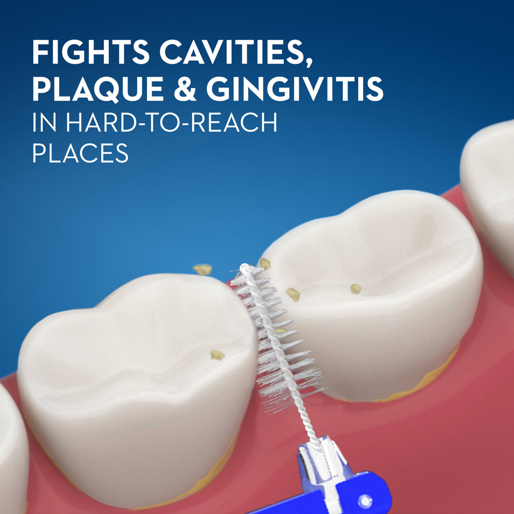 Crest Brand Braces Care Deep Clean Kit with Interdental Brush, for Adults and Children 6+