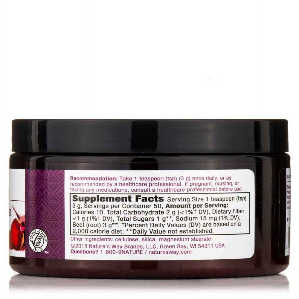 Beet Root Powder - 5 Oz (150 Grams) by Nature'S Way