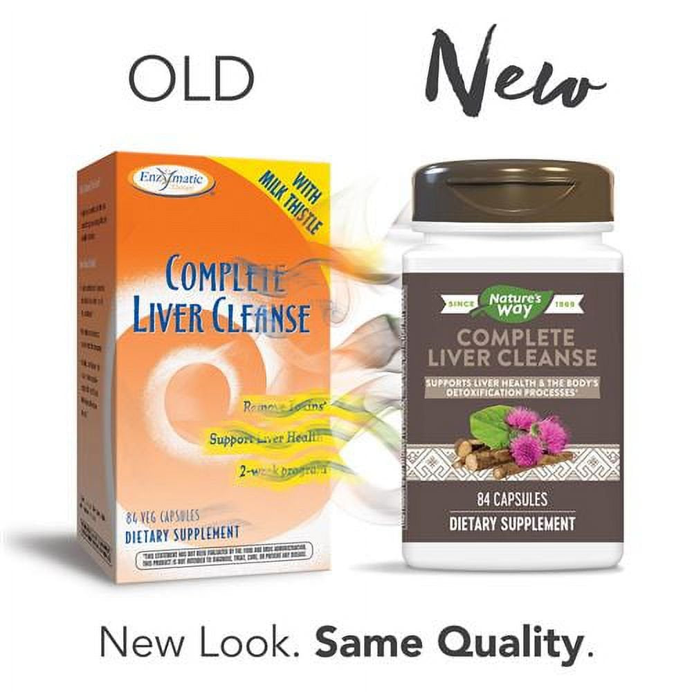 Enzymatic Therapy Complete Liver Cleanse -- 84 Vegetarian Capsules