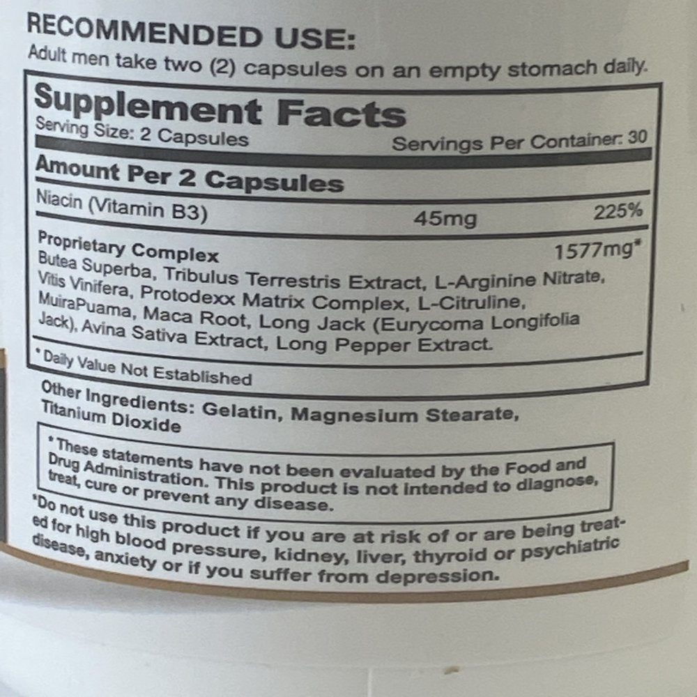 Sizegenix Ultra Concentrated Size Boosting Compound 60 Capsules