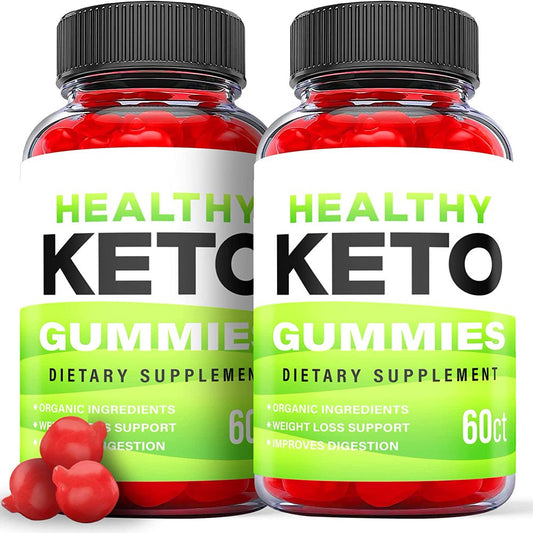(2 Pack) Healthy Keto ACV Gummies - Supplement for Weight Loss - Energy & Focus Boosting Dietary Supplements for Weight Management & Metabolism - Fat Burn - 120 Gummies - Nutricity.com.au