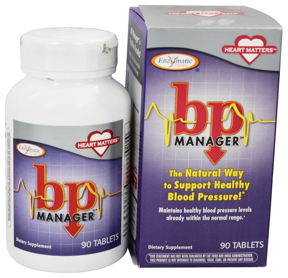 Enzymatic Therapy BP Manager 90 Tablets
