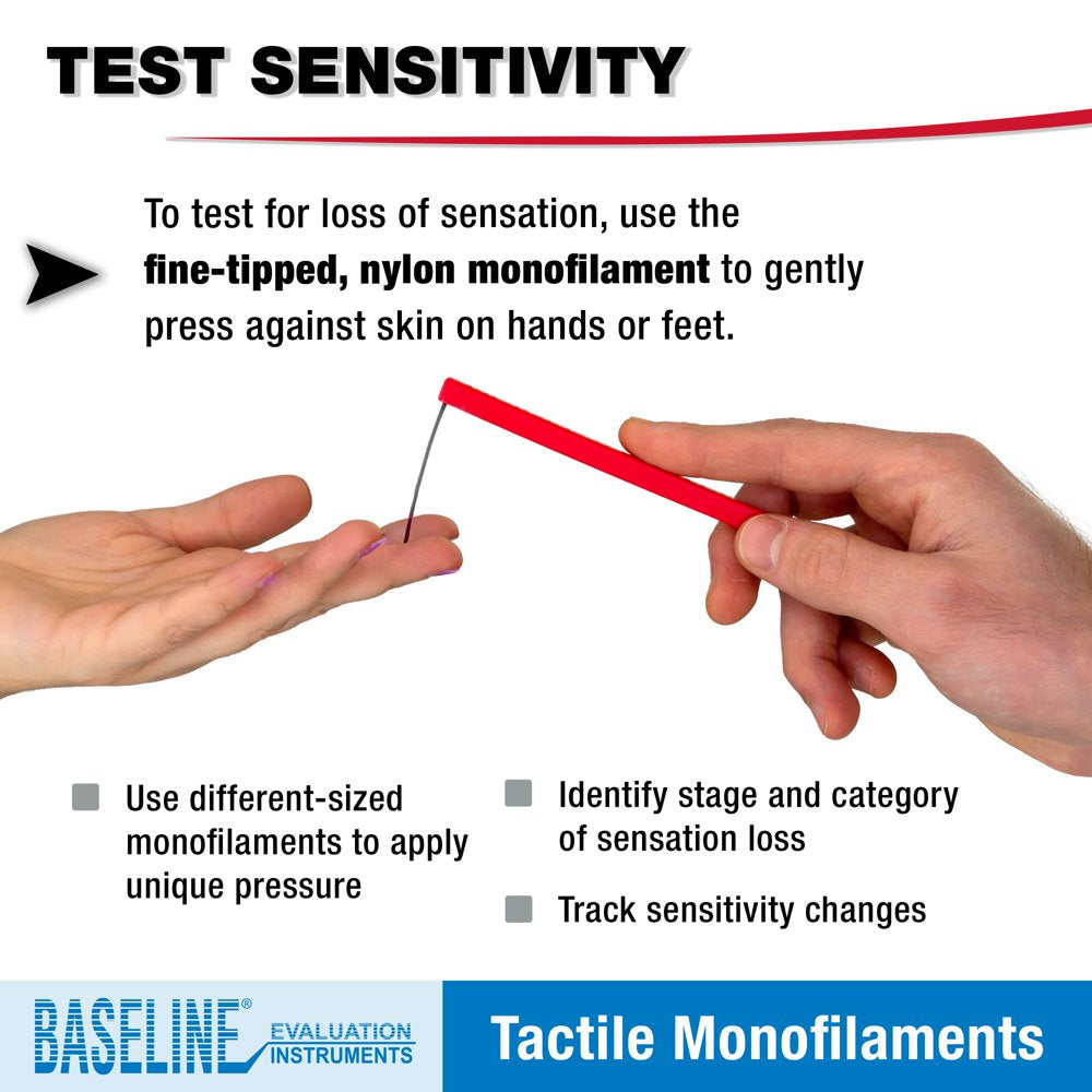 Baseline Tactile Monofilament Evaluator, 5.18 (15.0 Gram) Semmes-Weinstein