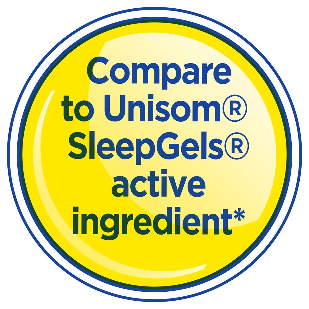 Equate Maximum Strength Diphenhydramine Hcl Sleep-Aid Softgels, 50 Mg, 32 Count