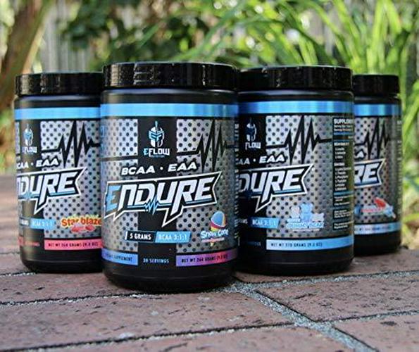 eFlow Nutrition Endure BCAA Plus EAA - Essential Amino Acids Electrolyte Powder Intra Workout - Improve Energy, Recovery and Performance - Star Blaze (30 Servings)