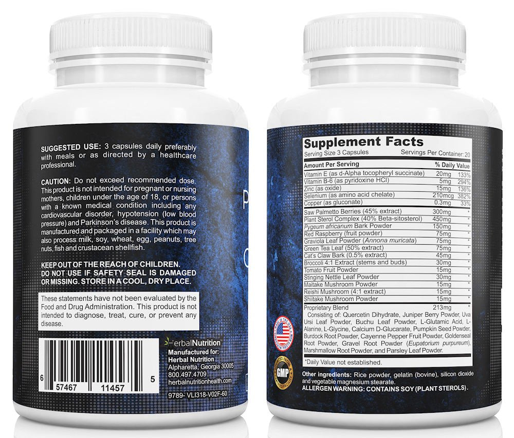 Best Prostate Supplement Natural Remedies for Enlarged Prostate Multi-Ingredient Formula