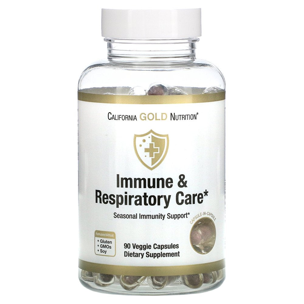California Gold Nutrition Immune & Respiratory Care, 90 Veggie Capsules