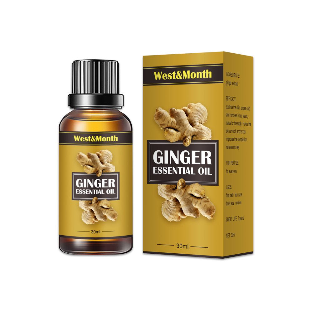 Black and Friday Deals CRAMAX Slimming Ginger Oil Belly Ginger Oil Ginger Oil Belly Button Slimming Stomach Massage Oil Anti-Cellulite Massage Oil Ginger Massage Oil 30Ml