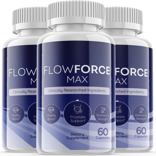 (3 Pack) Flow Force Max - Dietary Supplement - 180 Capsules - Nutricity.com.au