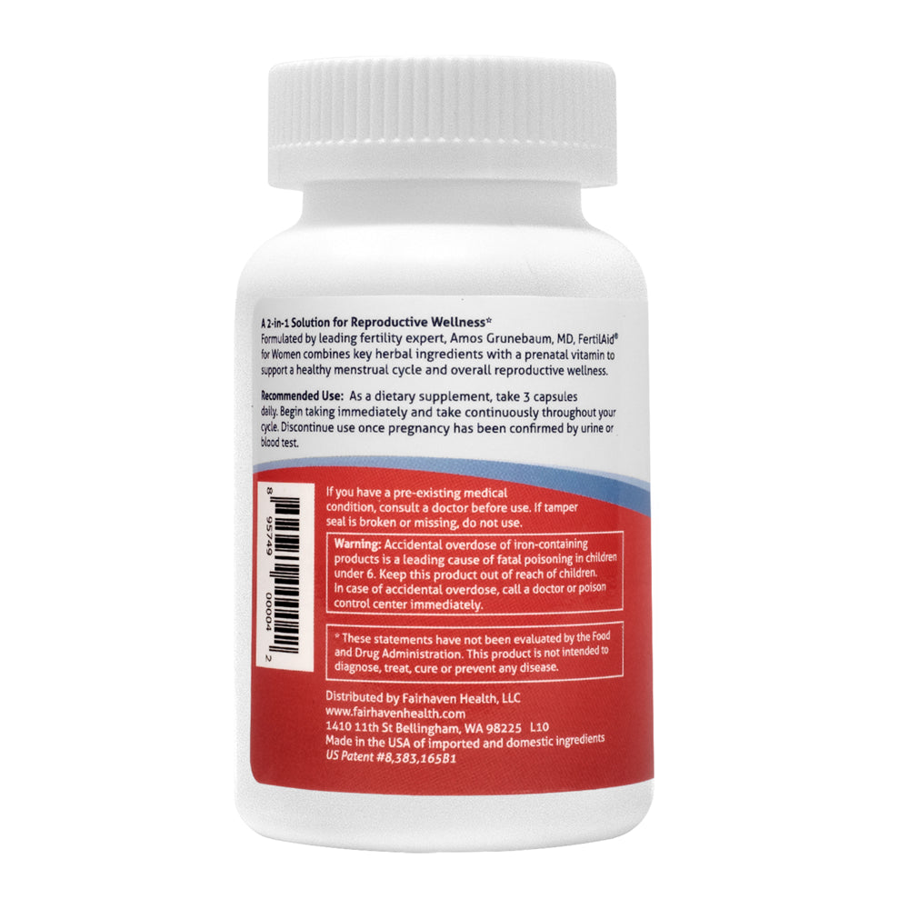 Fairhaven Health Female Fertilaid Fertilecm Ovaboost TTC Boost Bundle Her Women