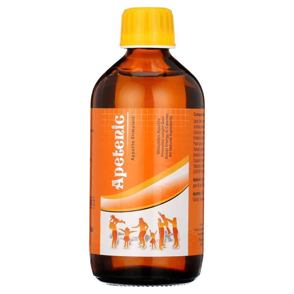Apetenic Syrup - Appetite Stimulant - Promotes Weight Gain Naturally 8 Ounces
