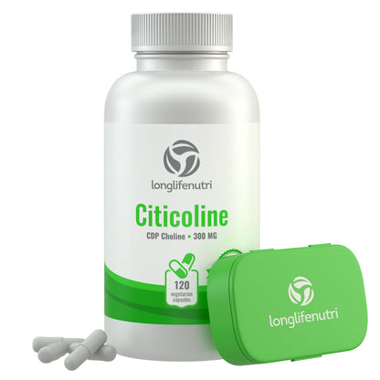 Citicoline CDP Choline 300Mg - 120 Vegetarian Capsules