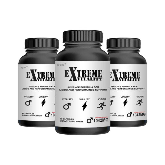 (3 Pack) Extreme Vitality - Extreme Vitality Increases Energy & Libido Capsules - Nutricity.com.au
