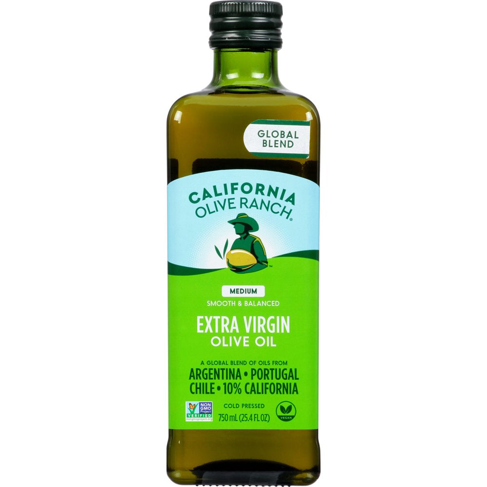California Olive Ranch Global Blend Extra Virgin Olive Oil, Medium, 25.4 Fl Oz