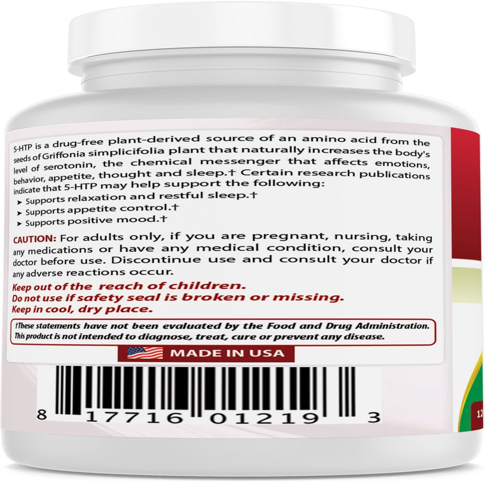 Best Naturals 5-HTP 100 Mg 120 Capsules