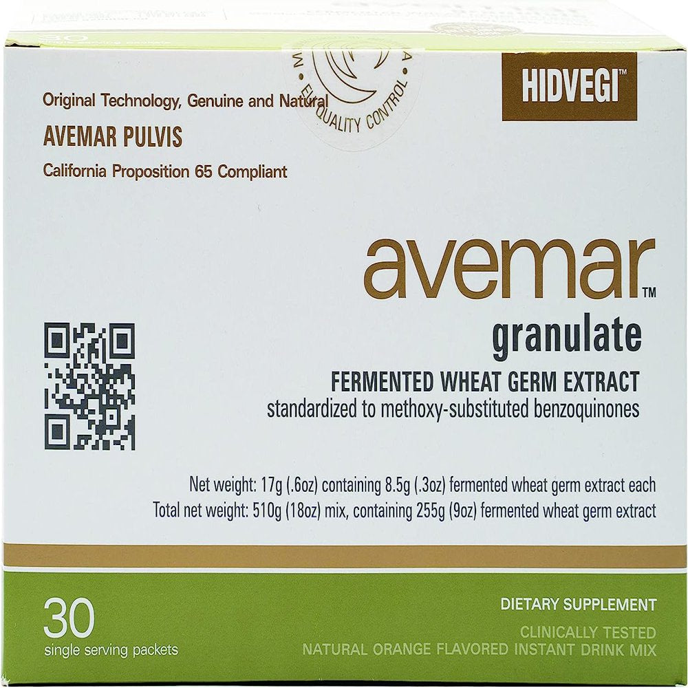 Avemar AWGE Fermented Wheat Germ Extract 30 Packets 510 G (18 Oz)