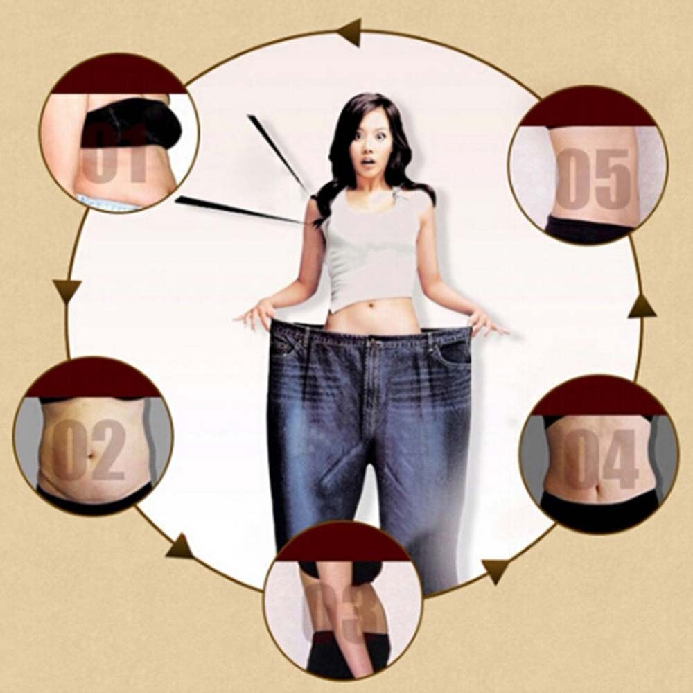 Akoada 10Pcs Weight Loss Sticker Fat Burning Abdominal Fat , for Beer Belly, Buckets Waist, Waist Abdominal Fat, Quick Slimming