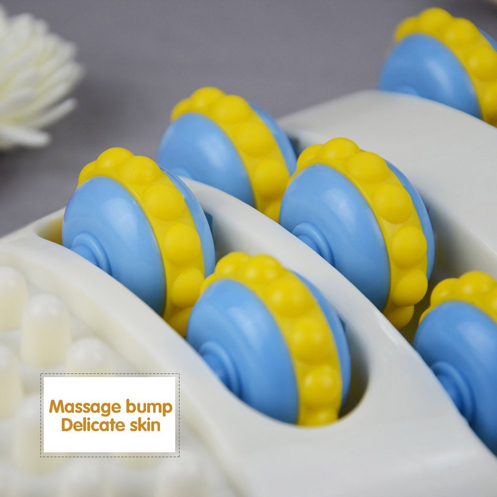 Chamoist Foot Massager for Neuropathy,Foot Massager Spinning Points Acupressure and Stimulation Foot Massage Device