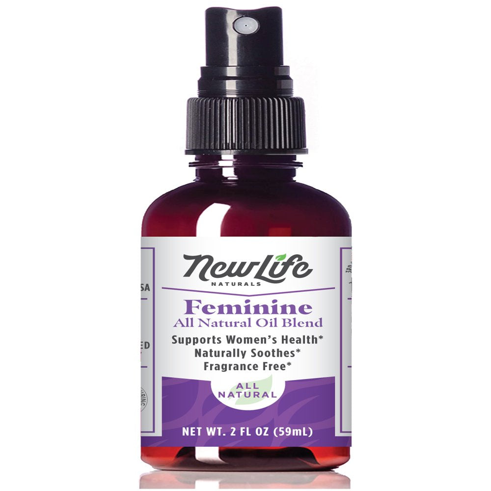 Newlife Naturals Intimate Feminine Spray: All Natural Vaginal Spray with Essential Oils - PH Balance - Yeast Infection - BV Symptom - Made in USA, 2 Ounces