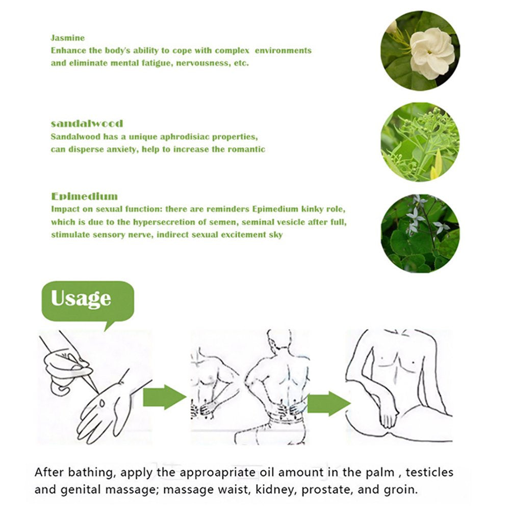 Men Health Care Enlarge Massage Enlargement Oils Permanent Thickening Growth Pills Increase Dick Liquid Oil