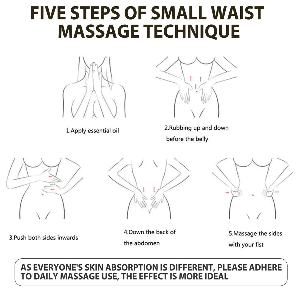 2 Packbelly Slimming Massage Oil, Curvy Beauty Belly Shaping Oil, Fat Burning Massage Oil for Thighs and Butt Firming