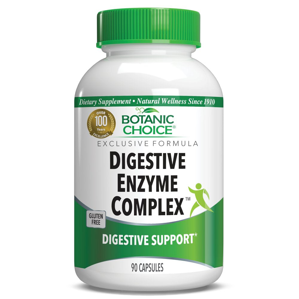 Botanic Choice Digestive Enzyme Complex™ Digestive Dietary Supplement, 90 Capsules