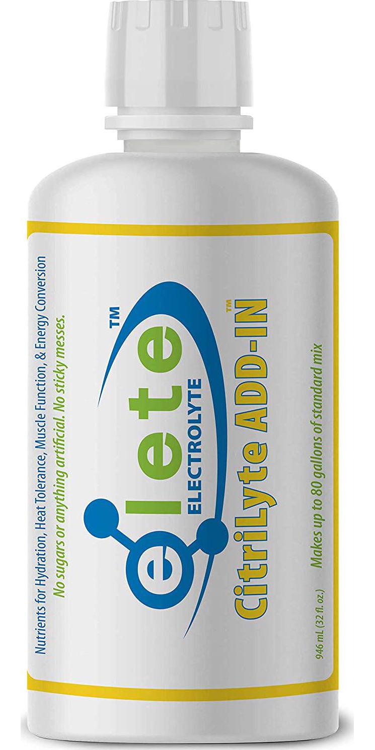 elete CitriLyte Add-In Team Size Pure Liquid Electrolyte Concentrate Contains 4 Essential Electrolytes and Zinc Slight Lemon Flavor 32 oz