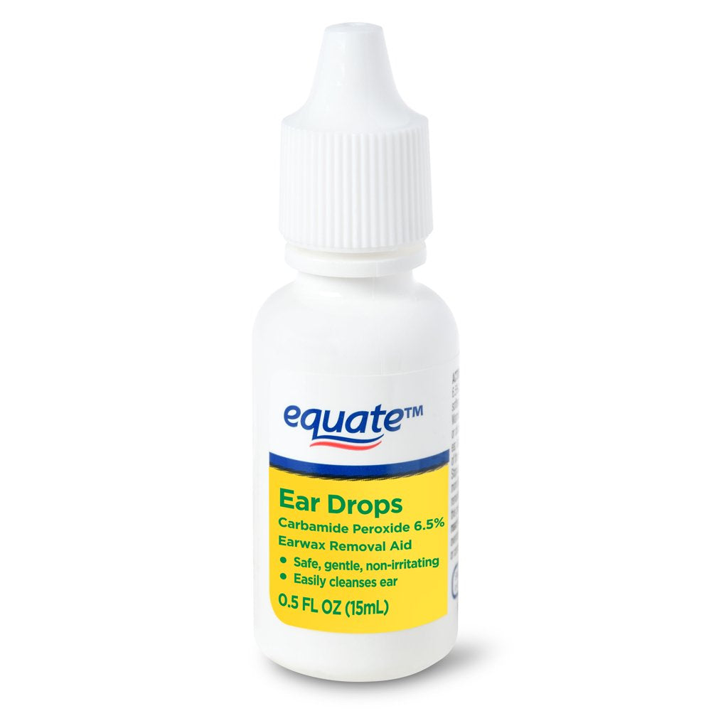 Equate Ear Drops Earwax Removal Aid, 0.5 Fl Oz