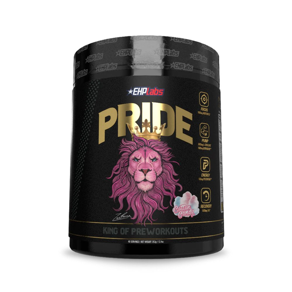 Ehplabs Pride Pre Workout Supplement Powder - Full Strength Pre-Workout Energy Supplement, Sharp Focus, Epic Pumps & Faster Recovery - Blue Slushie (40 Servings)