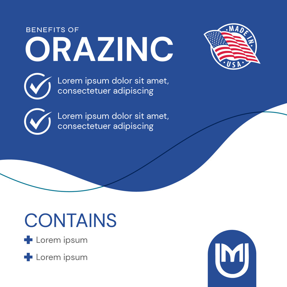Mericon Industries Orazinc 25Mg Zinc Supplement | Zinc Health Supplements for Prostate Health, Hormone Regulation, and Cardiovascular Health (100 Zinc Tablets)