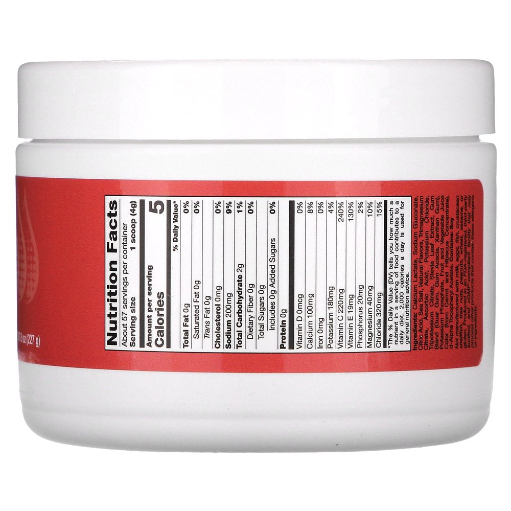 California Gold Nutrition BEVERAGES, Hydrationup, Electrolytes, Fruit Punch, 8 Oz (227 G)