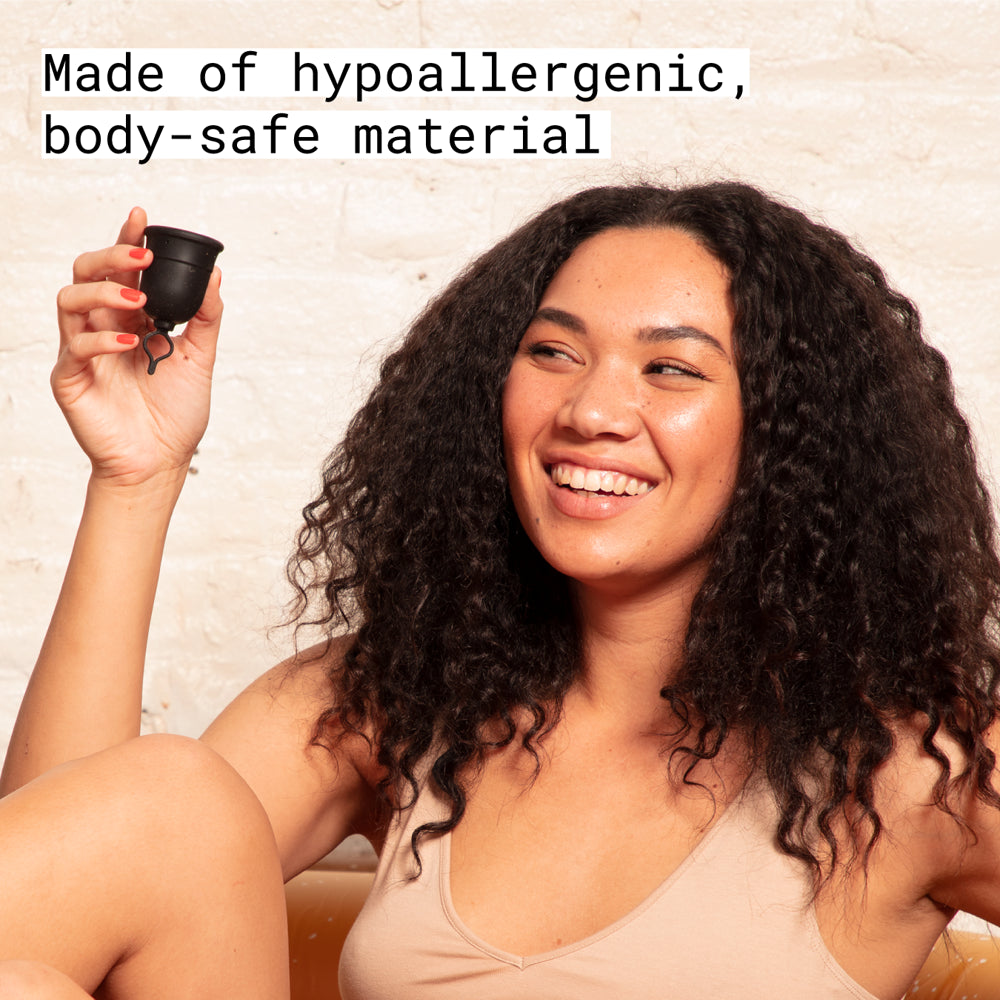 Flex Reusable Menstrual Cup Size 1 with 2 Free Flex Disposable Menstrual Discs