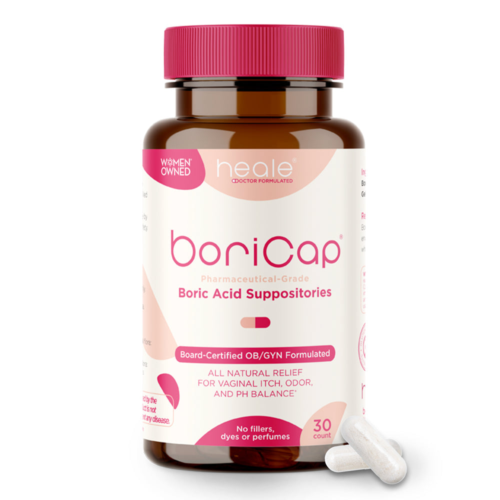 Boricap Boric Acid - Restores Ph and Normal Vaginal Health 600Mg -30Ct