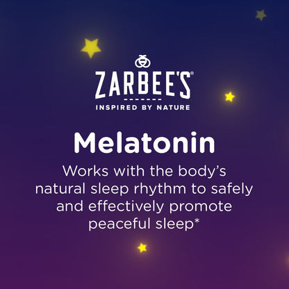 Zarbee’S Kids Sleep 1Mg Melatonin Gummies, Non-Habit Forming, Berry, 50Ct