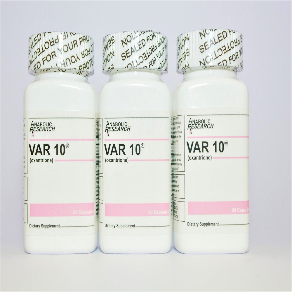 Anabolic Research Var 10 - Supplement for Speed, Strength, Strong and Lean Physique - 3 Month Supply