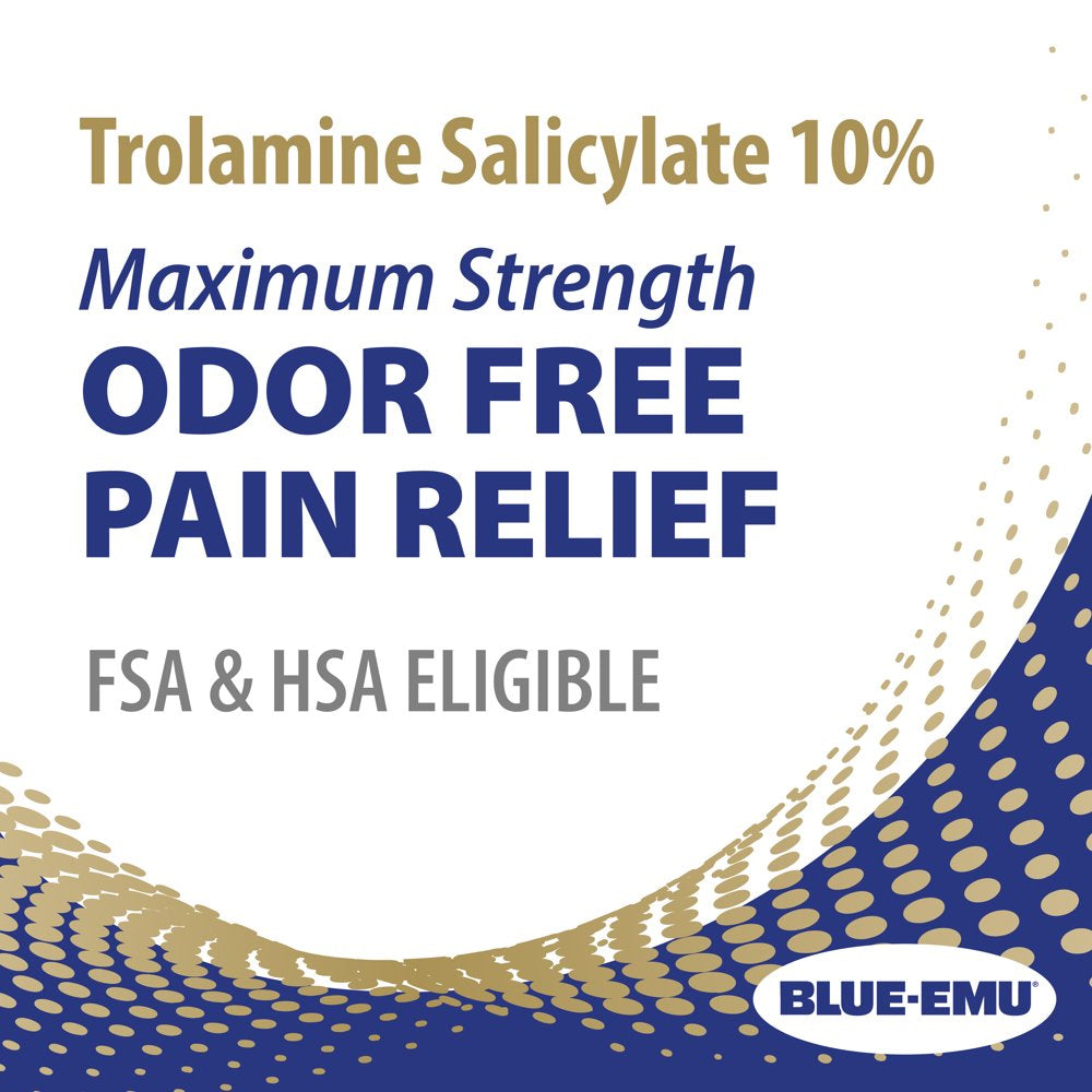 Blue-Emu Maximum Pain Relief Cream for Arthritis, Muscles, and Joints, 3 Oz