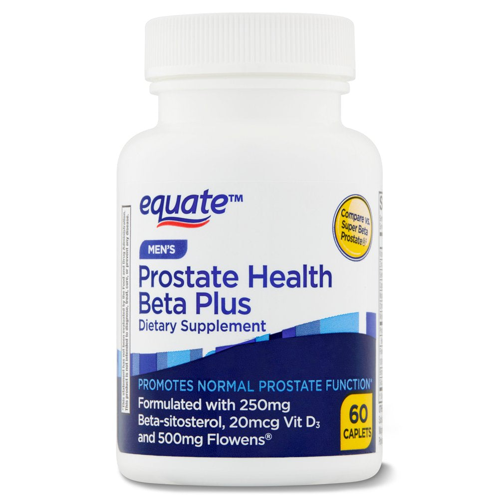 Equate Men'S Prostate Health Beta plus Dietary Supplement, 60 Count