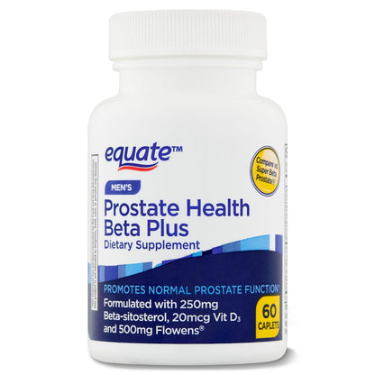 Equate Men'S Prostate Health Beta plus Dietary Supplement, 60 Count