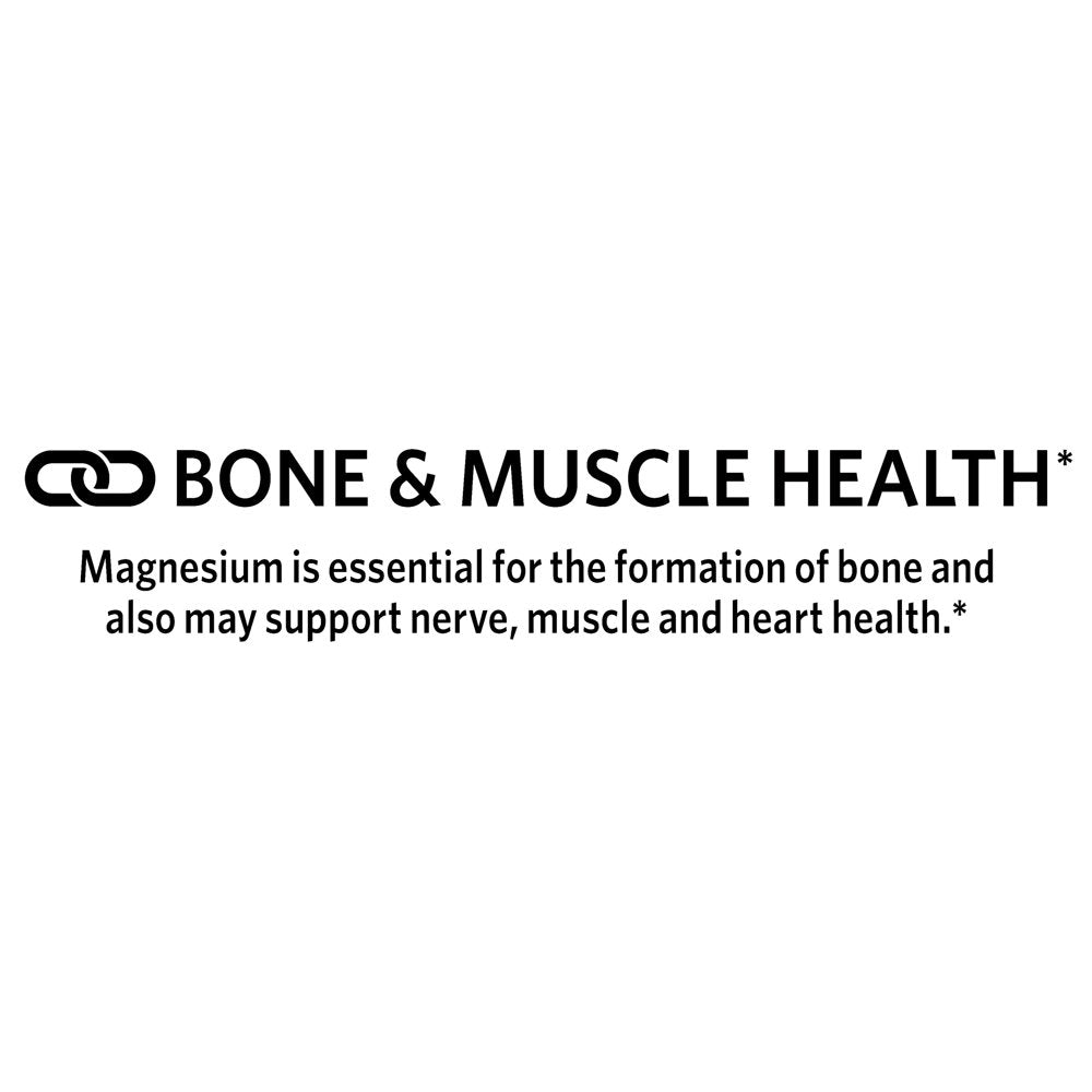 Spring Valley Magnesium Bone & Muscle Health Dietary Supplement Tablets, 250 Mg, 100 Count