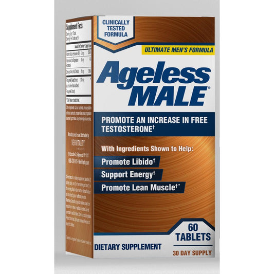 Ageless Male Free Testosterone Booster with Testofen, Capsules, 60 Ct