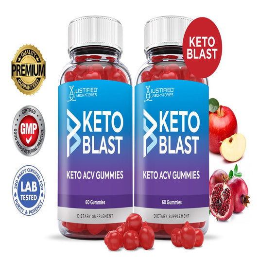 (2 Pack) Keto Blast ACV Gummies 1000MG Dietary Supplement 120 Gummys - Nutricity.com.au