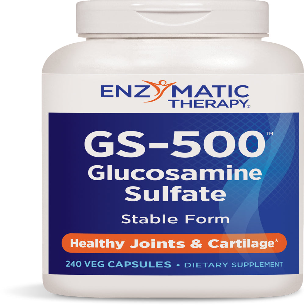 Enzymatic Therapy GS-500 Glucosamine Sulfate, 240 Vcaps